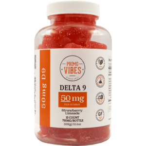 Primo Vibes Delta 9 Gummies Strawberry Limeade